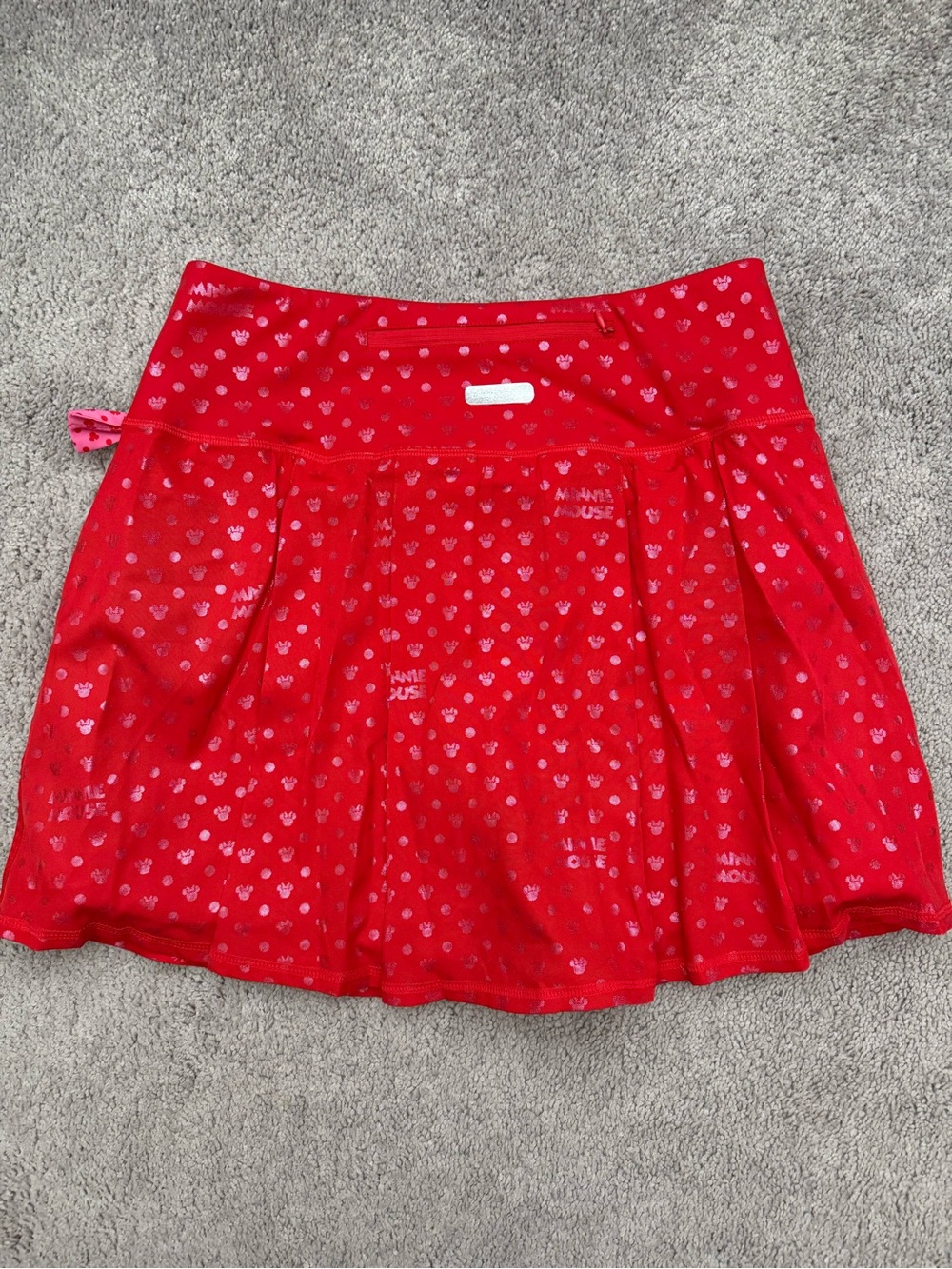 Crowned Athletics Disney Minnie Mouse Athletic Skort with Side Bow Detail - Picture 4 of 4